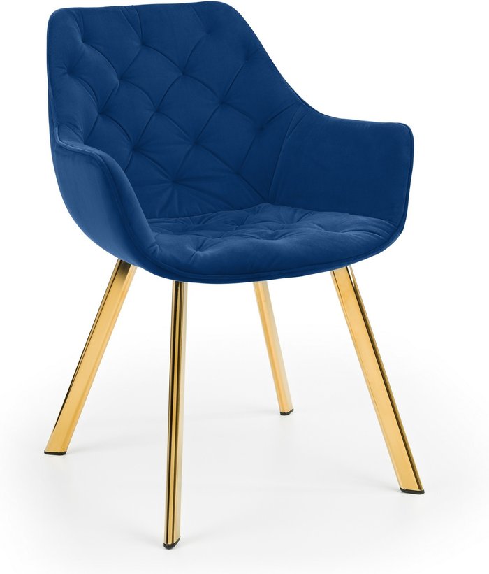 The Range | Julian Bowen Set Of 2 Lorenzo Dining Chairs - Blue - Blue Julian Bowen Set Of 2 Lorenzo Dining Chairs - Blue - Blue