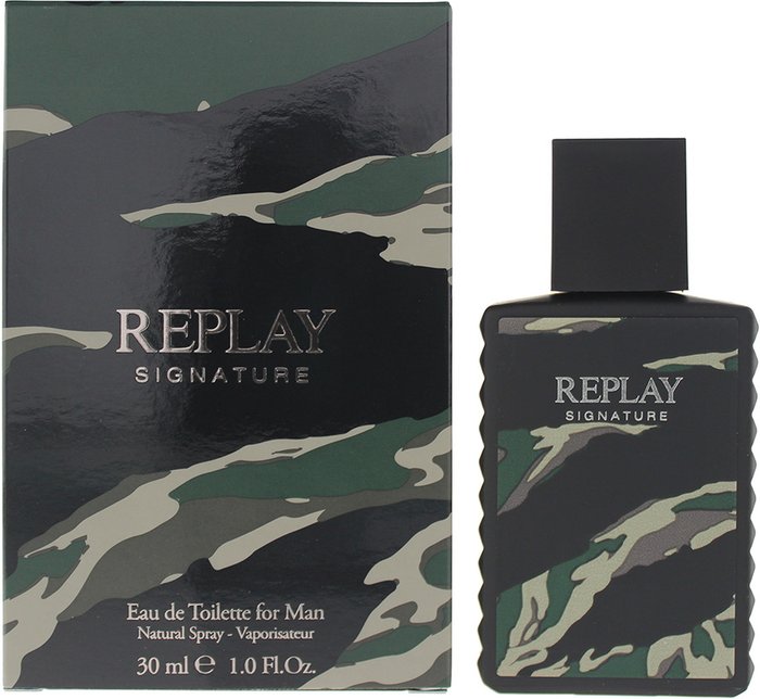 The Range | Replay Replay Signature For Man Eau de Toilette 30ml - Green Replay Replay Signature For Man Eau de Toilette 30ml - Green