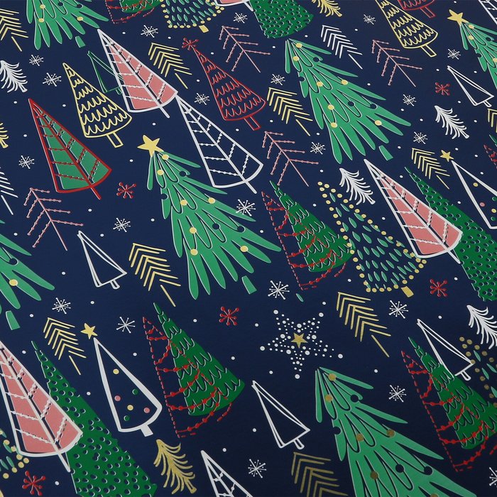The Range | Festive Brights Wrapping Paper 4m - Blue Festive Brights Wrapping Paper 4m - Blue