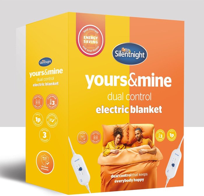 The Range | Silentnight Silentnight Silent Night Comfort Control Dual Electric Blanket - King Silentnight Silentnight Silent Night Comfort Control Dual Electric Blanket - King