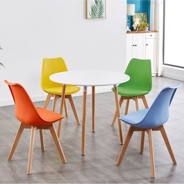 The Range | Kosy Koala Set of 4 Colourful Tulip Chairs - Multicolour Kosy Koala Set of 4 Colourful Tulip Chairs - Multicolour
