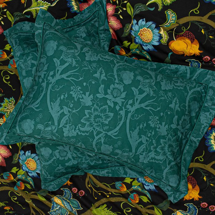 The Range | Paoletti Paoletti Botanist 200 Thread Count Oxford Pillowcase Pair Cotton Teal Paoletti Paoletti Botanist 200 Thread Count Oxford Pillowcase Pair Cotton Teal