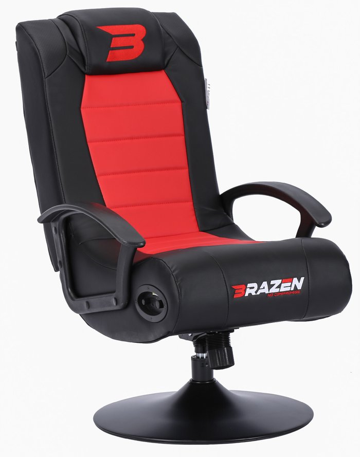 The Range | BraZen BraZen Stag 2.1 Bluetooth Surround Sound Gaming Chair - Red BraZen BraZen Stag 2.1 Bluetooth Surround Sound Gaming Chair - Red