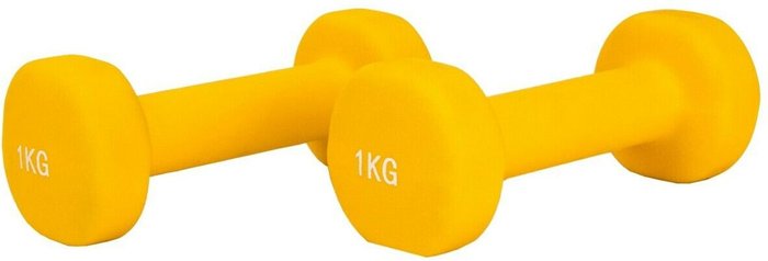The Range | Neo Neo Pair of Neoprene Dumbbell Weights - Yellow Neo Neo Pair of Neoprene Dumbbell Weights - Yellow