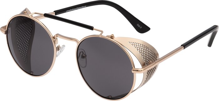 The Range | Ultra Deep Blinder Sunglasses Retro Round Goggles Glasses UV400 - Gold Ultra Deep Blinder Sunglasses Retro Round Goggles Glasses UV400 - Gold