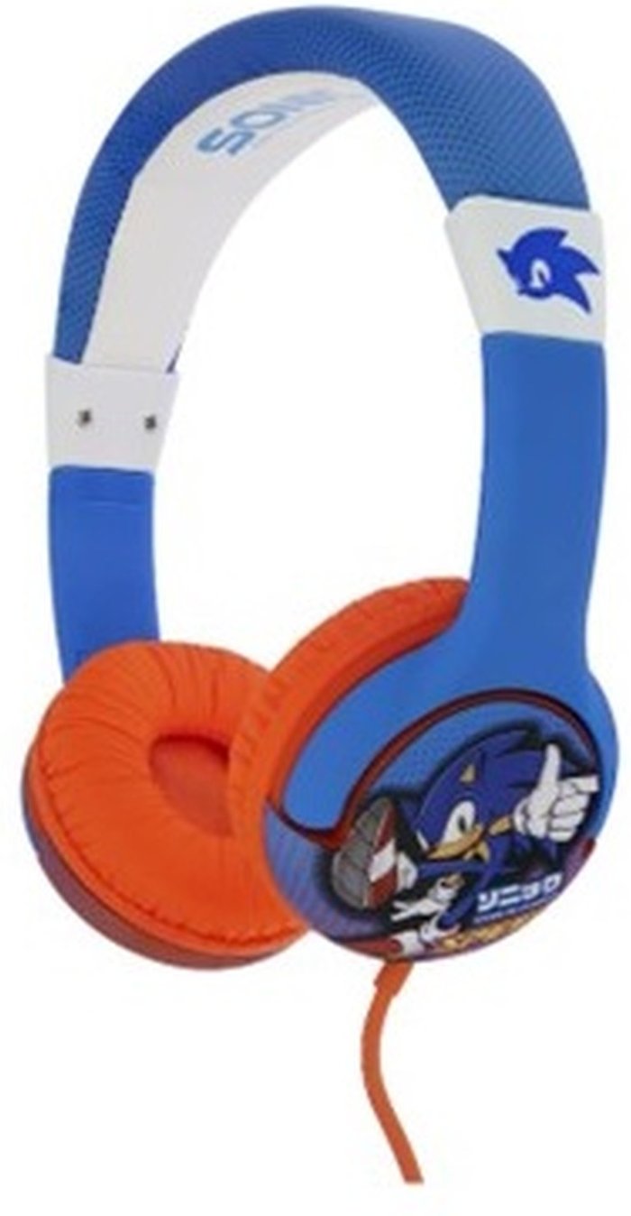 The Range | OTL Sonic The Hedgehog Kids Adjustable Wired Headphones - Blue OTL Sonic The Hedgehog Kids Adjustable Wired Headphones - Blue