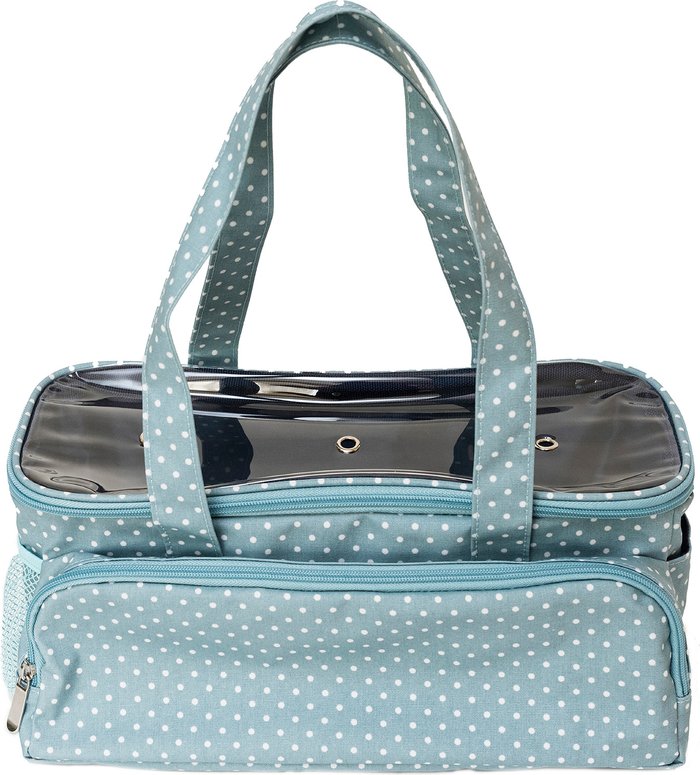 The Range | Korbond Knitting Bag Tiny Dots - Blue Korbond Knitting Bag Tiny Dots - Blue
