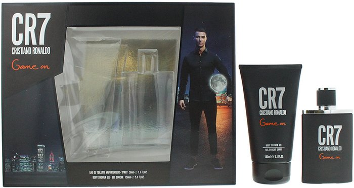 The Range | Cristiano Ronaldo Cristiano Ronaldo CR7 Game On Eau de Toilette 50ml Gift Set - Black Cristiano Ronaldo Cristiano Ronaldo CR7 Game On Eau de Toilette 50ml Gift Set - Black