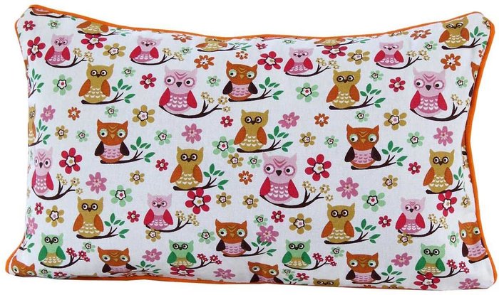 The Range | Homescapes Homescapes Cotton Owls Cushion Cover - Red Homescapes Homescapes Cotton Owls Cushion Cover - Red