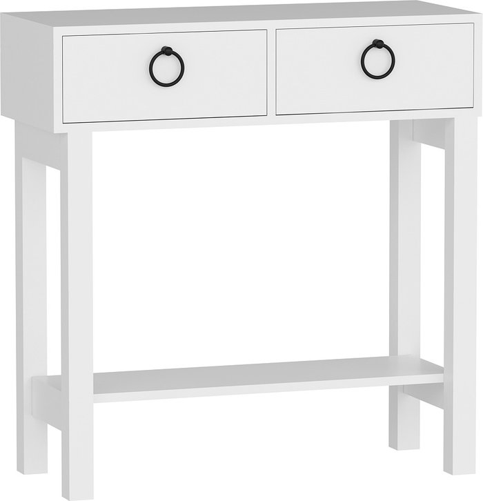 The Range | Destina Home Stein Dresser Console Table with Drawers and Shelf - White Destina Home Stein Dresser Console Table with Drawers and Shelf - White