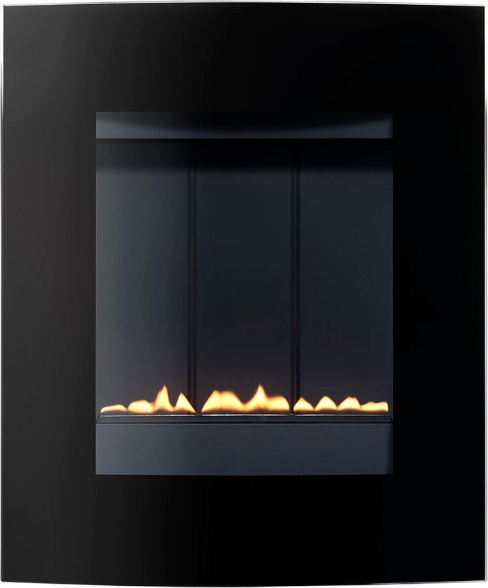 The Range | Focal Point Fires Focal Point Flueless Gas Hung Wall Fire - Ebony Black Focal Point Fires Focal Point Flueless Gas Hung Wall Fire - Ebony Black
