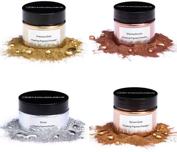 The Range | Just4youonlineUK Floating Resin Pigment Powder - All 4 Shades Just4youonlineUK Floating Resin Pigment Powder - All 4 Shades