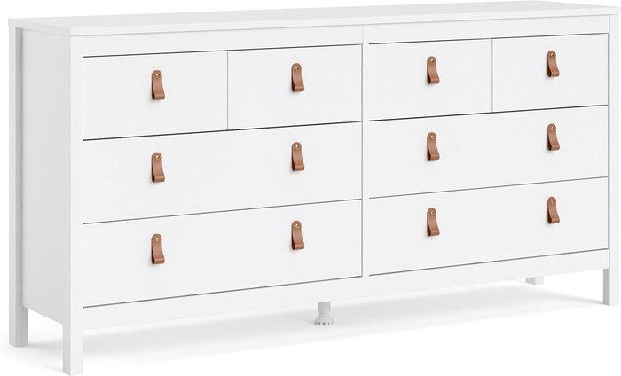 The Range | Furniture To Go Barcelona Double Dresser - White Furniture To Go Barcelona Double Dresser - White