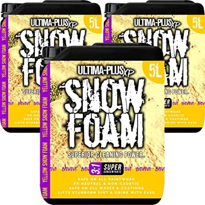 The Range | Ultima-Plus XP Banana Snow Foam Car Shampoo And Wash - Yellow / 15kg / 15l Ultima-Plus XP Banana Snow Foam Car Shampoo And Wash - Yellow / 15kg / 15l