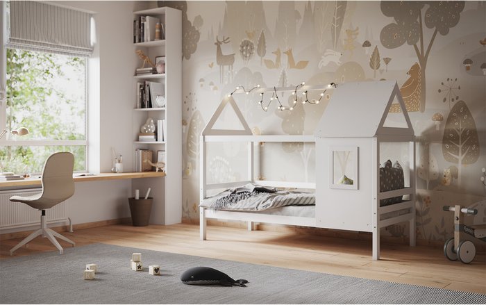 The Range | Flair Nature Treehouse Bed White - White Flair Nature Treehouse Bed White - White