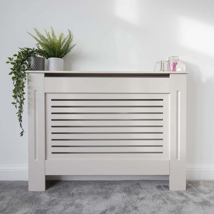 The Range | At Home Comforts At Home Comforts Horizontal Slat Oatmeal Radiator Cover Mini At Home Comforts At Home Comforts Horizontal Slat Oatmeal Radiator Cover Mini