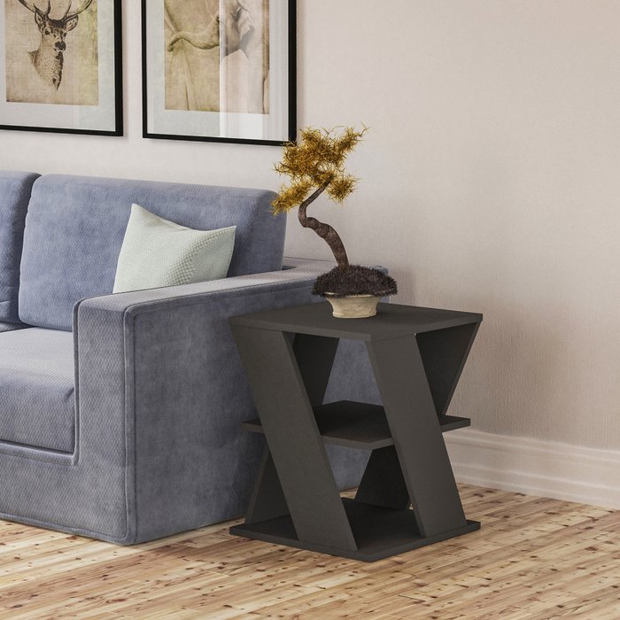 The Range | Decortie Cyclo Side Table - Grey Decortie Cyclo Side Table - Grey