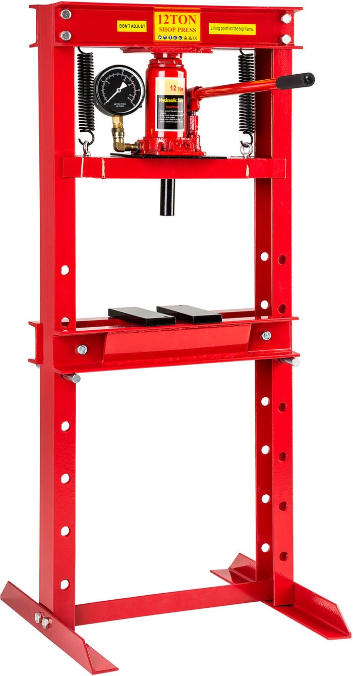 The Range | TECTAKE Hydraulic Press 12 T - Red TECTAKE Hydraulic Press 12 T - Red