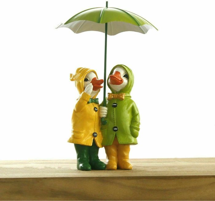 The Range | Garden Mile Duck Couple Garden Ornament - Yelloq Garden Mile Duck Couple Garden Ornament - Yelloq
