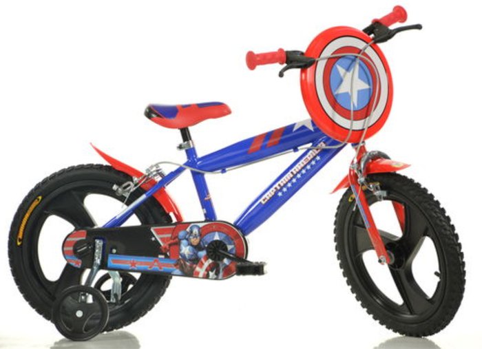 The Range | Dino Bikes Captain America Bicycle - Blue Dino Bikes Captain America Bicycle - Blue