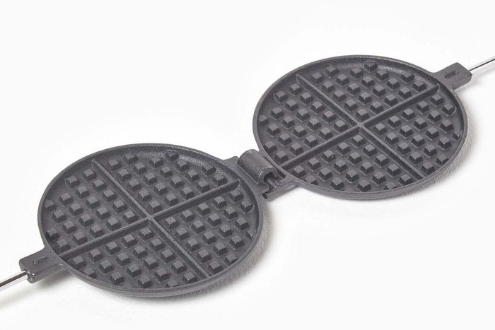 The Range | Homescapes Homescapes Cast Iron Waffle Iron - Black Homescapes Homescapes Cast Iron Waffle Iron - Black