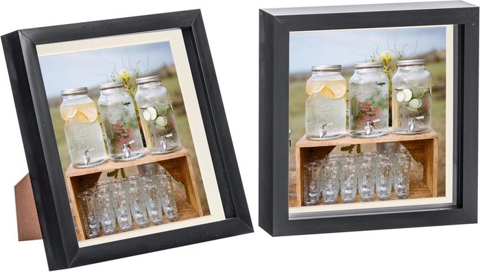 The Range | Nicola Spring 3D Box Photo Frame - 8x8 Nicola Spring 3D Box Photo Frame - 8x8