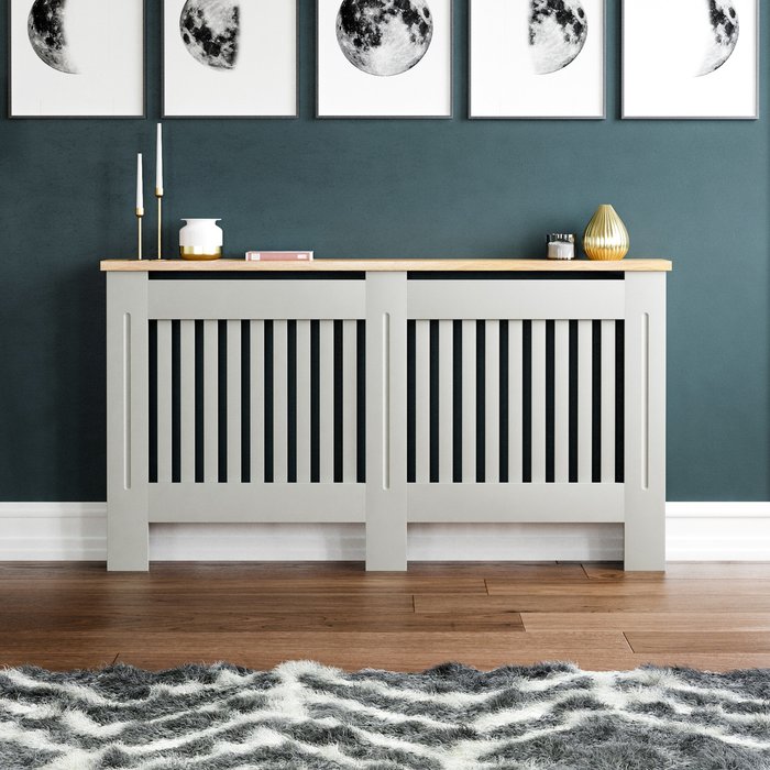 The Range | Arlington Radiator Cover - Grey / 14.1kg Arlington Radiator Cover - Grey / 14.1kg