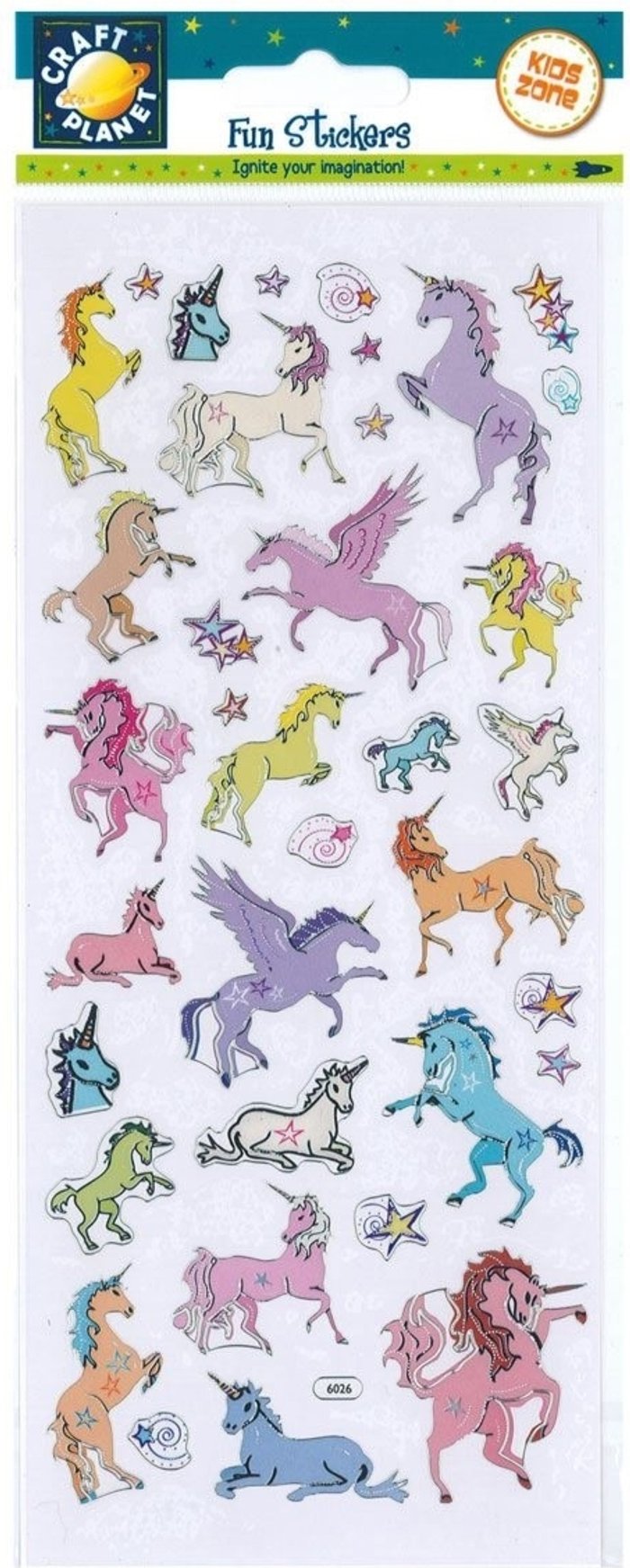 The Range | Craft Planet Craft Planet Fun Unicorn Stickers Craft Planet Craft Planet Fun Unicorn Stickers