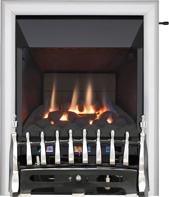 The Range | Focal Point Fires Blenheim High Efficiency Slide Gas Fire - Chrome Focal Point Fires Blenheim High Efficiency Slide Gas Fire - Chrome