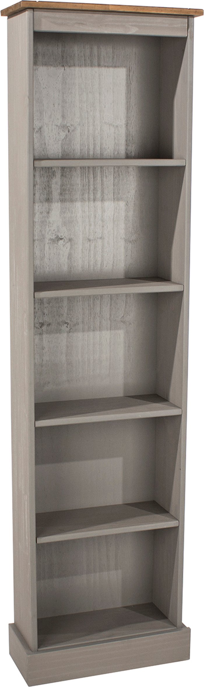 The Range | Core Corona Grey Tall Narrow Bookcase Grey Core Corona Grey Tall Narrow Bookcase Grey