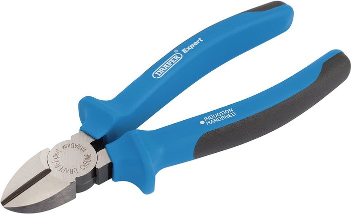 The Range | Draper Draper 160mm Diagonal Side Cutter - blue Draper Draper 160mm Diagonal Side Cutter - blue