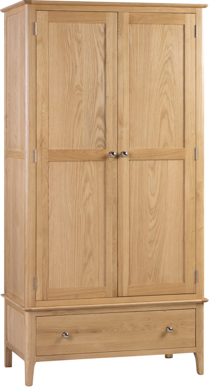 The Range | Dunelm Cotswold Double Wardrobe Light Brown Dunelm Cotswold Double Wardrobe Light Brown