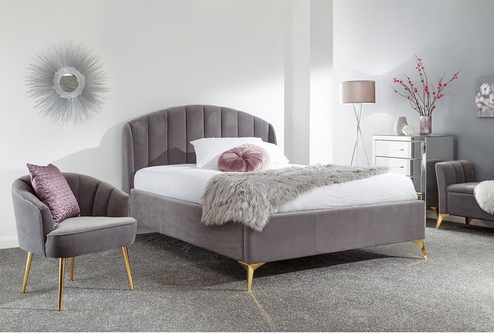 The Range | Pettine End Lift Ottoman Bed - Grey / Double Pettine End Lift Ottoman Bed - Grey / Double