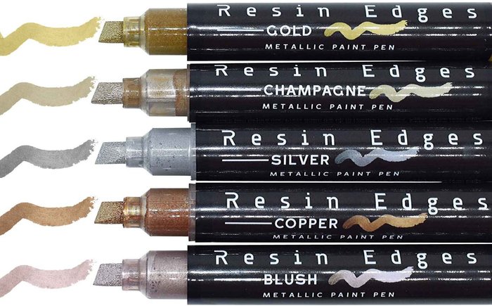 The Range | Just4youonlineUK Resin Art Metallic Paint Pen Set - Metallics Just4youonlineUK Resin Art Metallic Paint Pen Set - Metallics