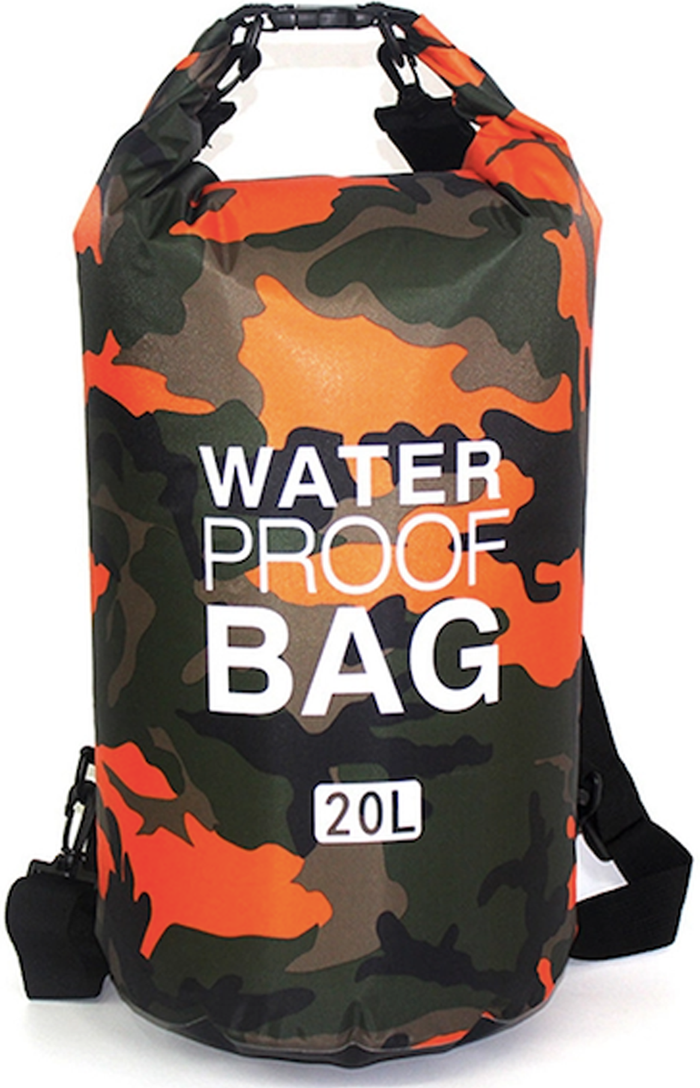 The Range | Outdoor Camouflage Waterproof Bag - Orange / 20l Outdoor Camouflage Waterproof Bag - Orange / 20l