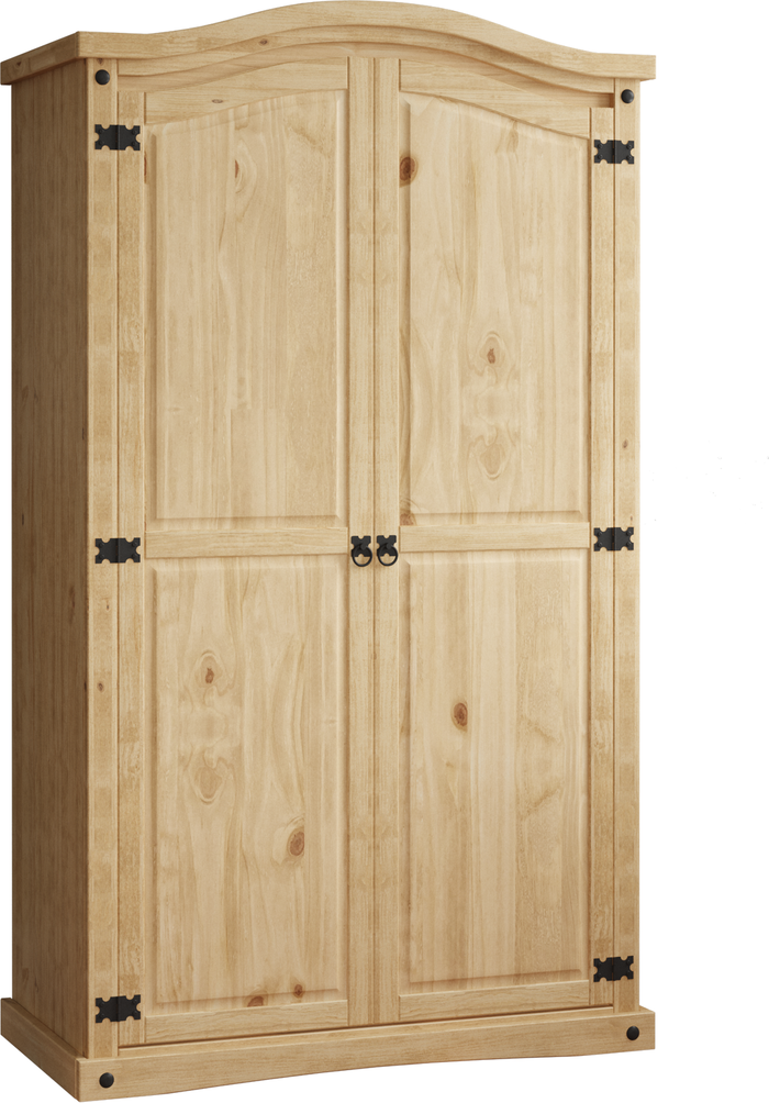 The Range | Corona 2 Door Wardrobe - Pine - Pine Corona 2 Door Wardrobe - Pine - Pine