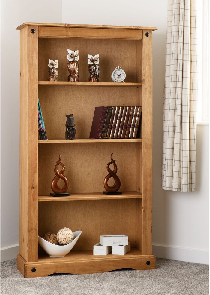 The Range | Seconique Corona Bookcase - Pine / 150cm Seconique Corona Bookcase - Pine / 150cm