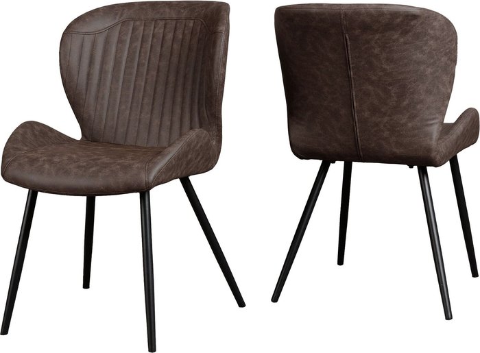 The Range | Seconique Quebec Chair set of four - Brown Seconique Quebec Chair set of four - Brown