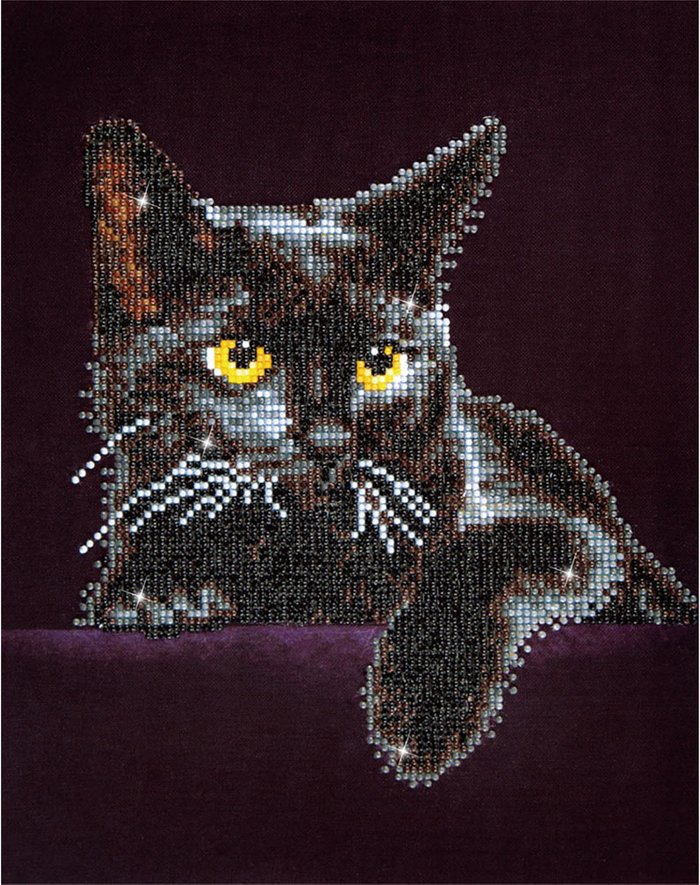 The Range | Diamond Dotz Premium Diamond Painting Kit - White / Midnight Cat Diamond Dotz Premium Diamond Painting Kit - White / Midnight Cat
