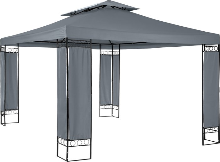 The Range | TECTAKE Tectake Gazebo Leyla Black TECTAKE Tectake Gazebo Leyla Black