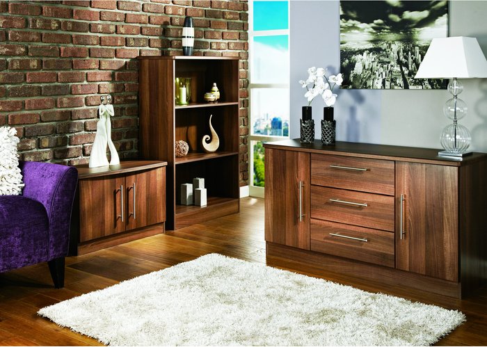 The Range | Sherwood 2 Door Unit - Noche Walnut Sherwood 2 Door Unit - Noche Walnut