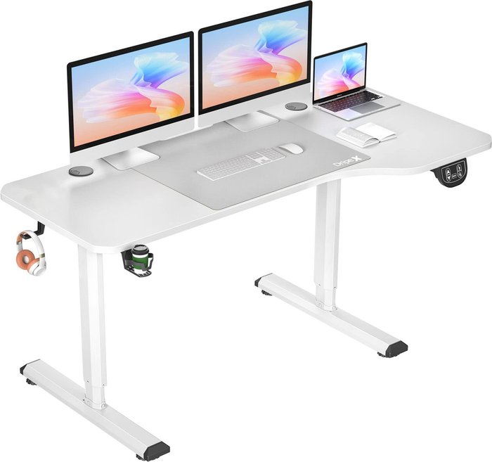 The Range | Yohoo Yohoo Electric Standing Desk,Adjustable Height Workstation - White Yohoo Yohoo Electric Standing Desk,Adjustable Height Workstation - White