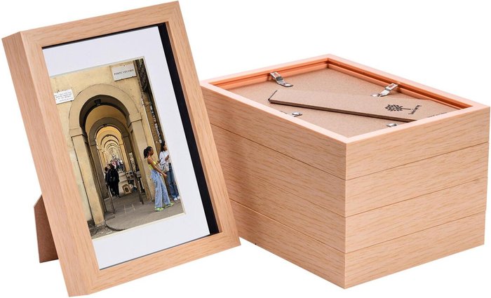 The Range | Nicola Spring 3D Box Photo Frames with 4 Nicola Spring 3D Box Photo Frames with 4