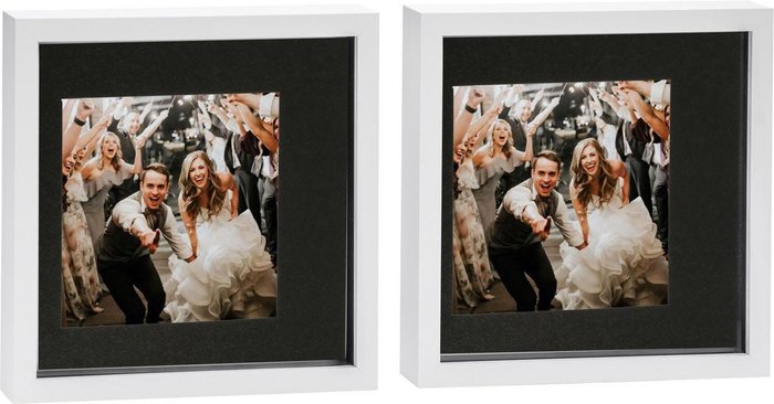 The Range | Nicola Spring 3D Box Photo Frame - 10 x 10 Nicola Spring 3D Box Photo Frame - 10 x 10