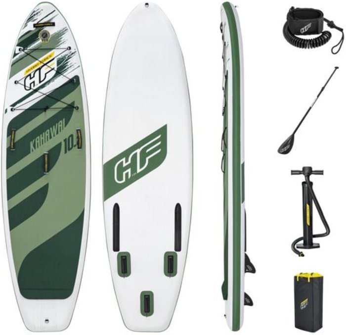 The Range | Bestway Bestway Hydro-Force Kahawai White & Khaki Paddle Board Bestway Bestway Hydro-Force Kahawai White & Khaki Paddle Board