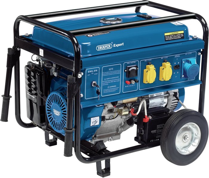 The Range | Draper Draper PG68W Petrol Generator 6.5Kva Draper Draper PG68W Petrol Generator 6.5Kva