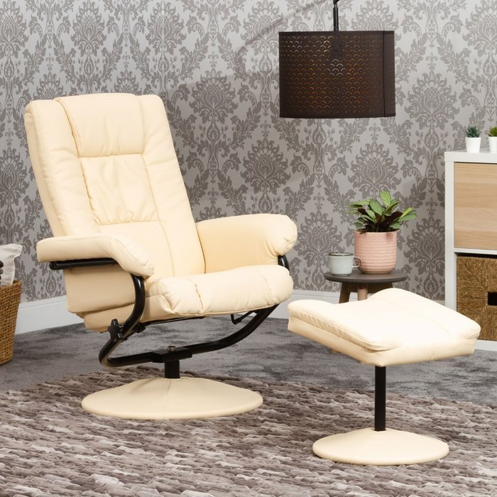 The Range | Artemis Home Avenal Swivel Recliner - Cream Artemis Home Avenal Swivel Recliner - Cream