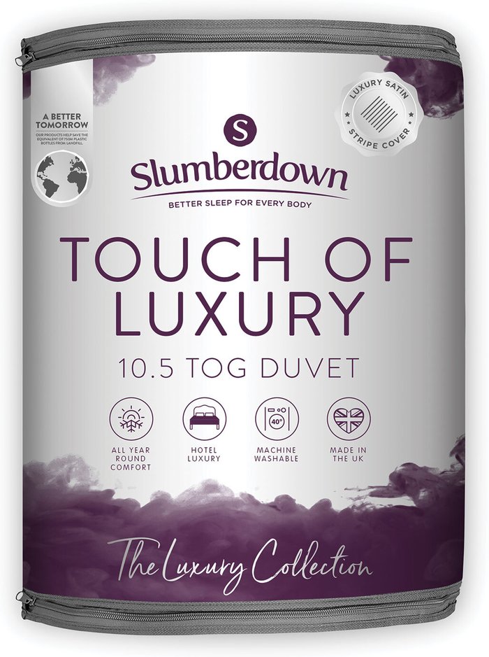The Range | Slumberdown Touch of Luxury Duvet 10.5 Tog - King Slumberdown Touch of Luxury Duvet 10.5 Tog - King