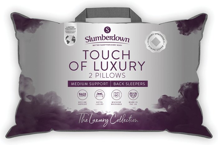 The Range | Slumberdown Touch of Luxury Pillow Pair Slumberdown Touch of Luxury Pillow Pair