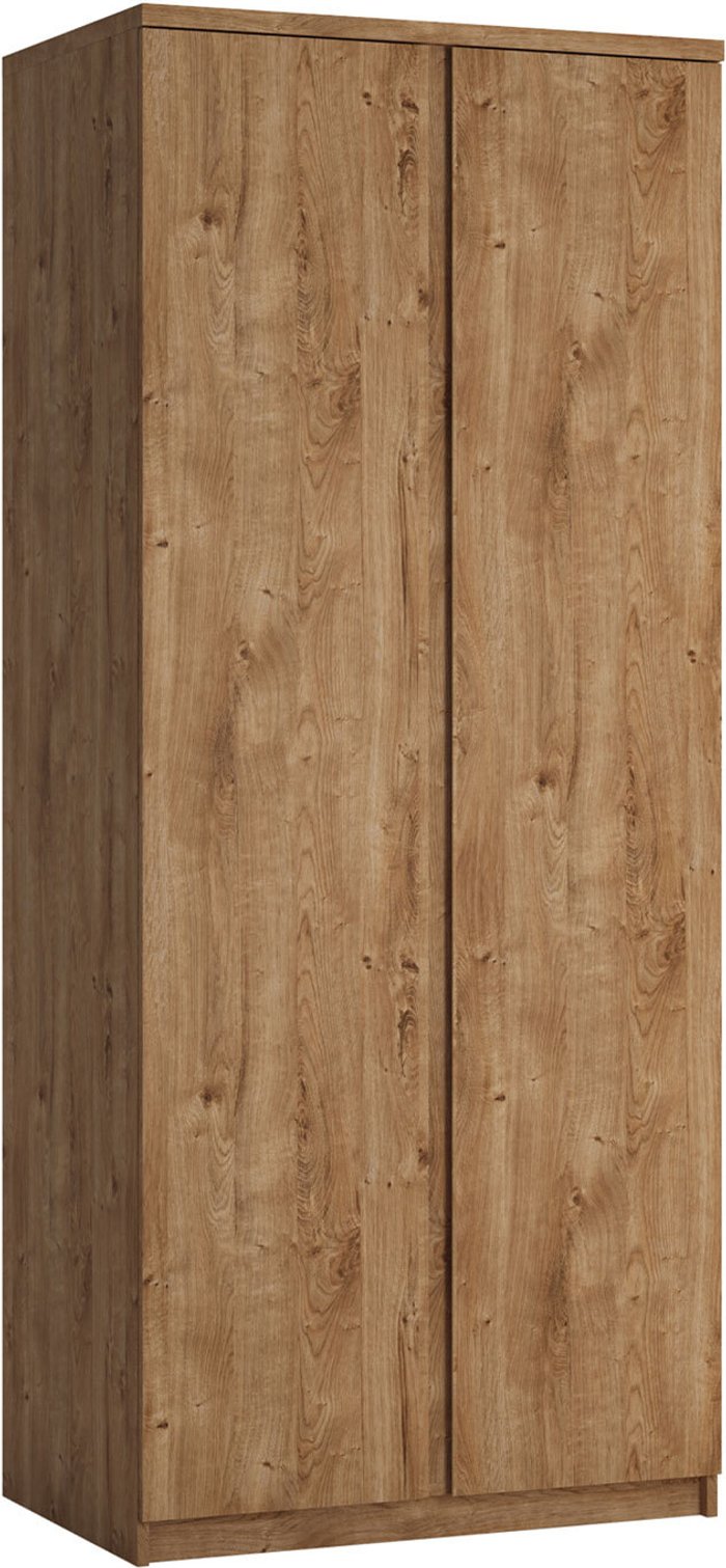 The Range | Fribo 2 Door Wardrobe In Oak Effect Fribo 2 Door Wardrobe In Oak Effect